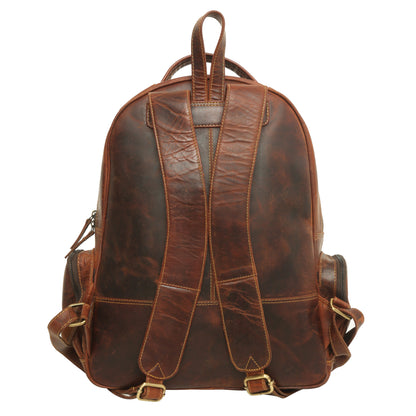 Premium Leather Backpack: Stylish, Durable, and Functional | Ideal for Travel, Work, and Everyday Use