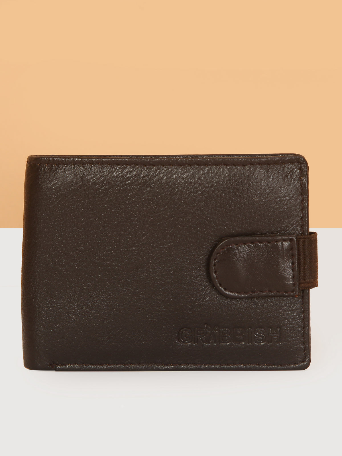 Chocolate Brown Bifold Leather Mens Wallet