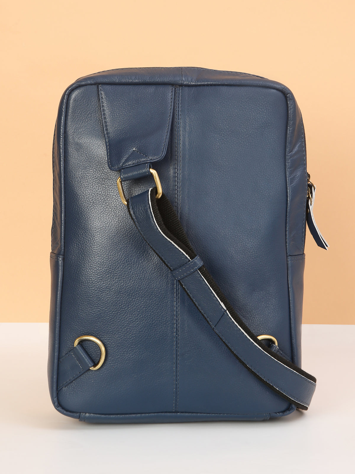 Azure Crossbody Leather Chest Bag  – Rahul Makin's Signature Monogram Edition