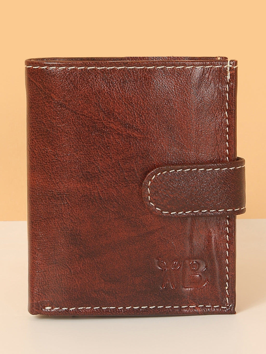 Brown POP-UP Card Wallet with RFID Protection