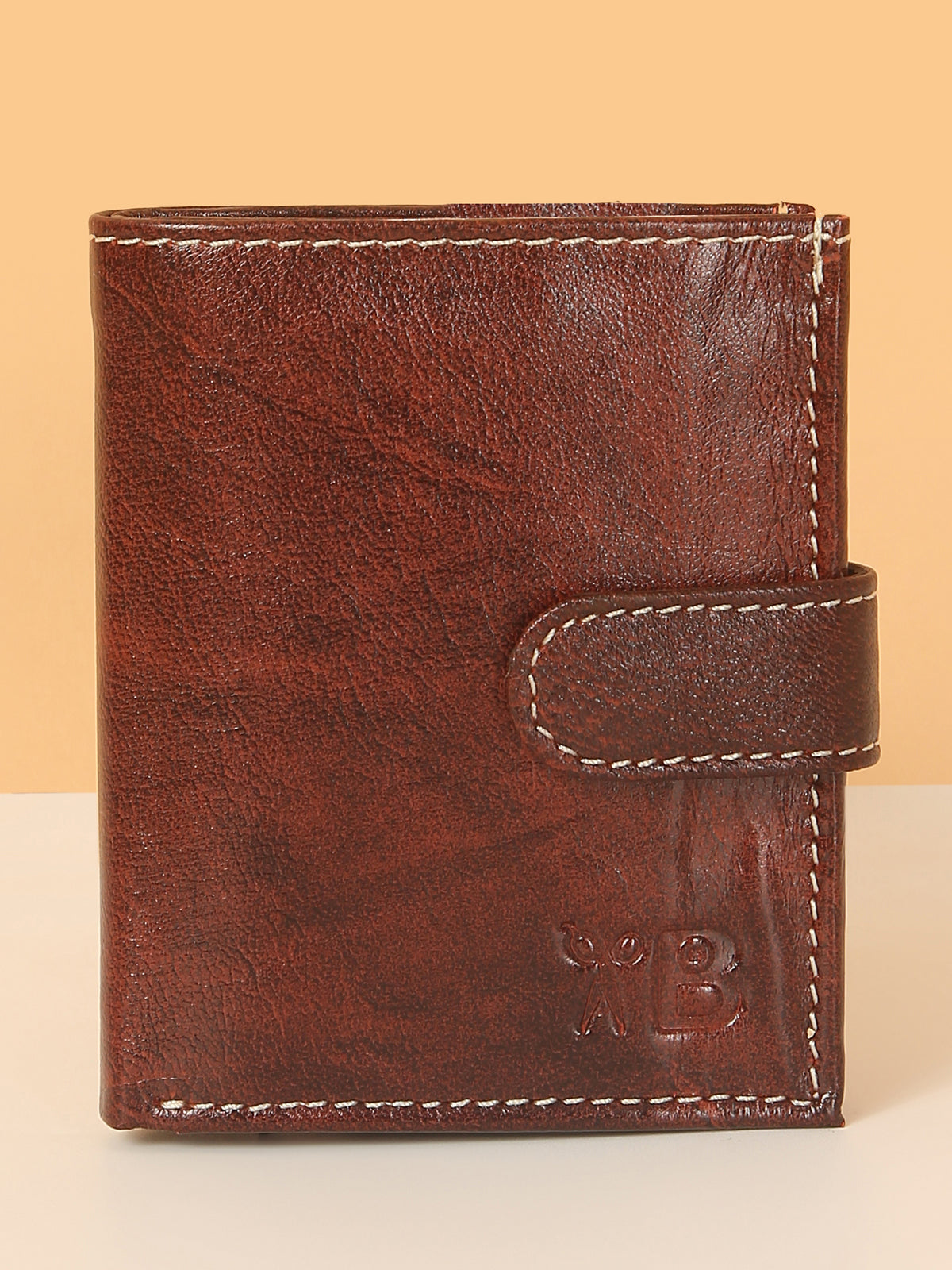 Brown POP-UP Card Wallet with RFID Protection