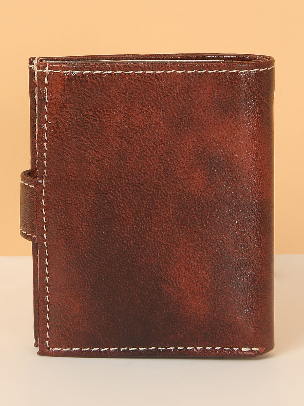 Brown POP-UP Card Wallet with RFID Protection
