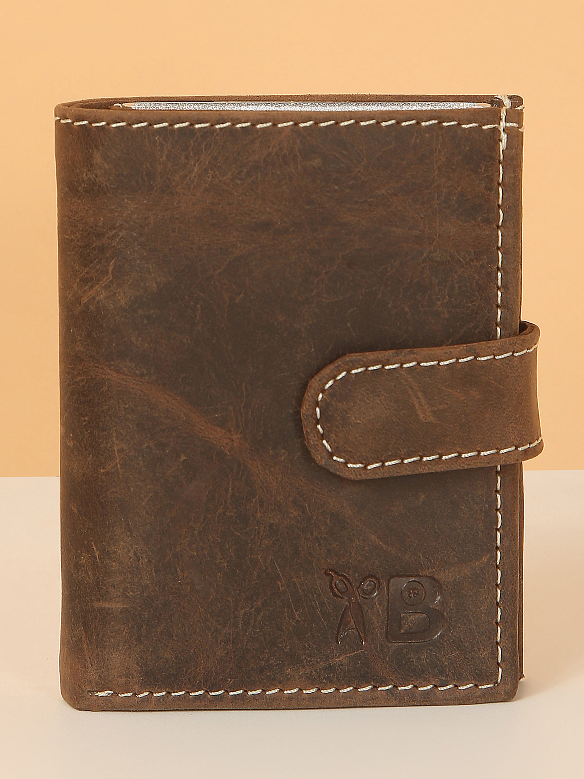 Wood Finish POP-UP Card Wallet with RFID Protection