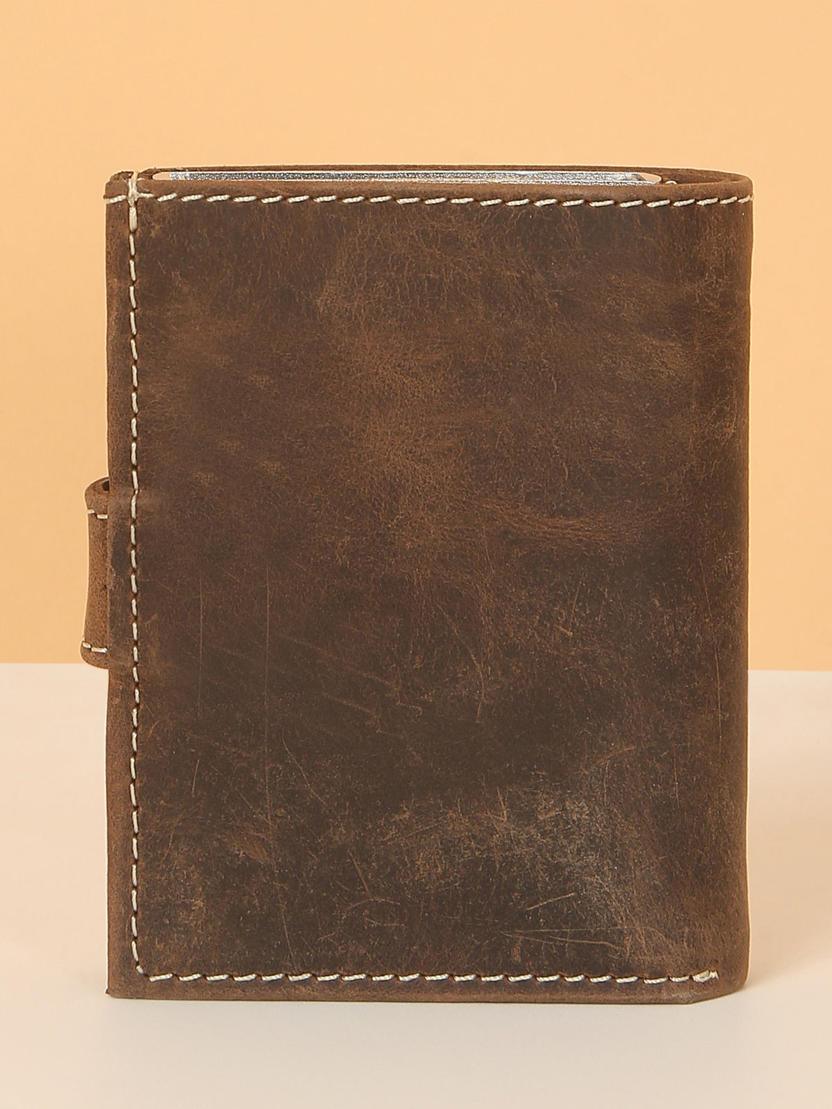 Wood Finish POP-UP Card Wallet with RFID Protection