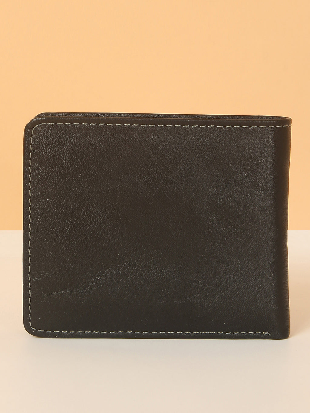 Black Bifold Leather Men's Wallet