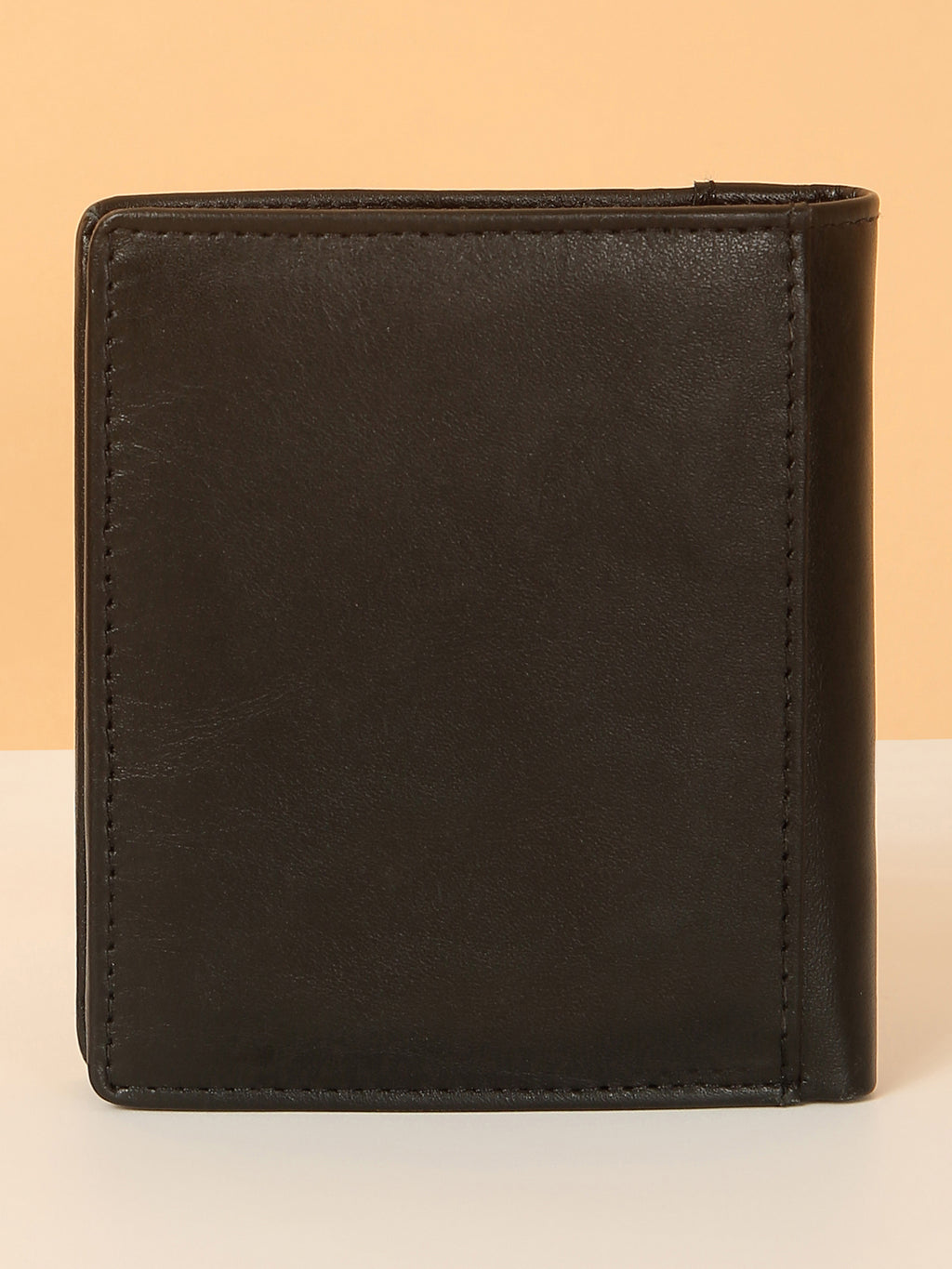 Black Leather Notebook Wallet for Men – Classic Style & Practical Design