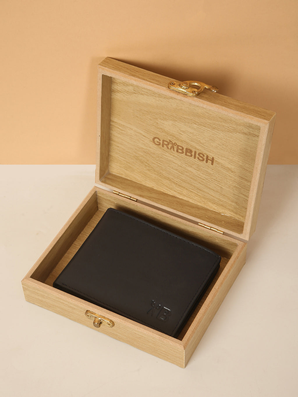 Blue Bifold Leather Wallet for Men – Multiple Card Slots