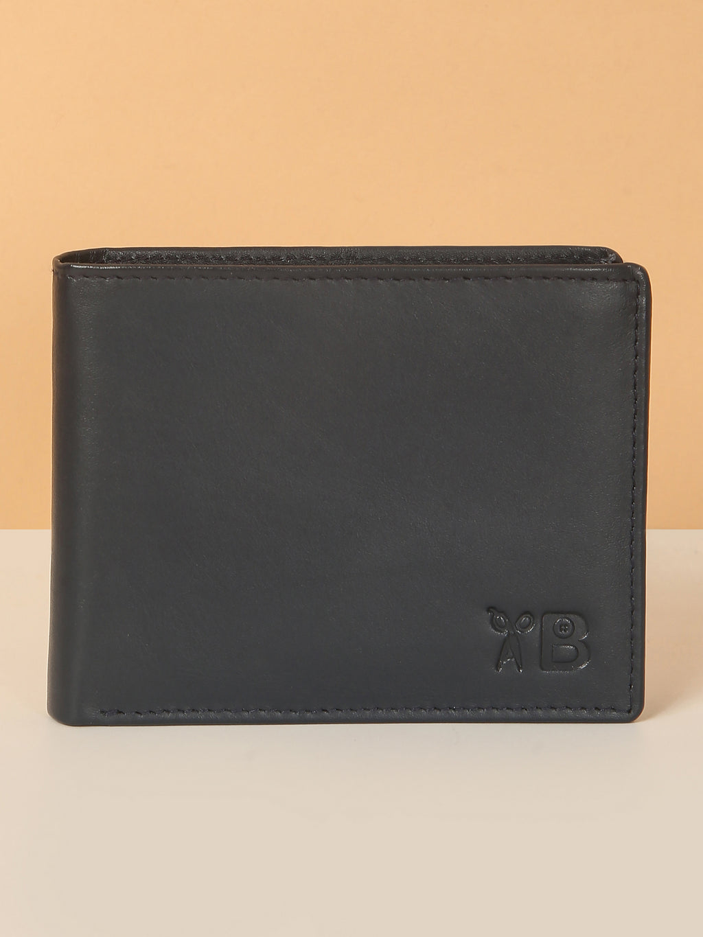 Blue Bifold Leather Wallet for Men – Multiple Card Slots