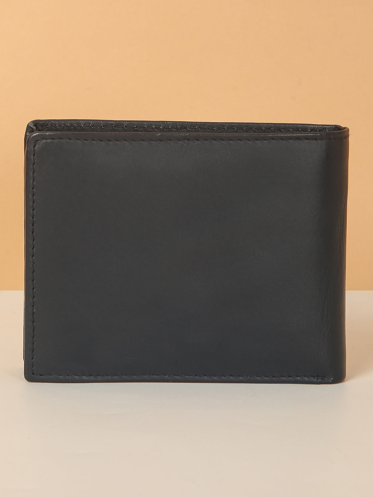 Blue Bifold Leather Wallet for Men – Multiple Card Slots