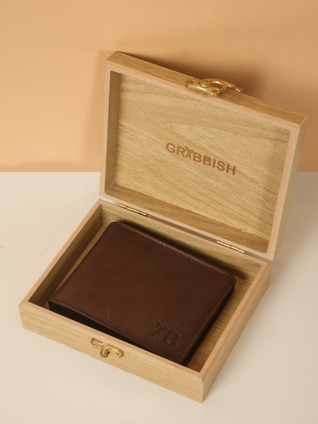 Brown Bifold Leather Wallet for Men