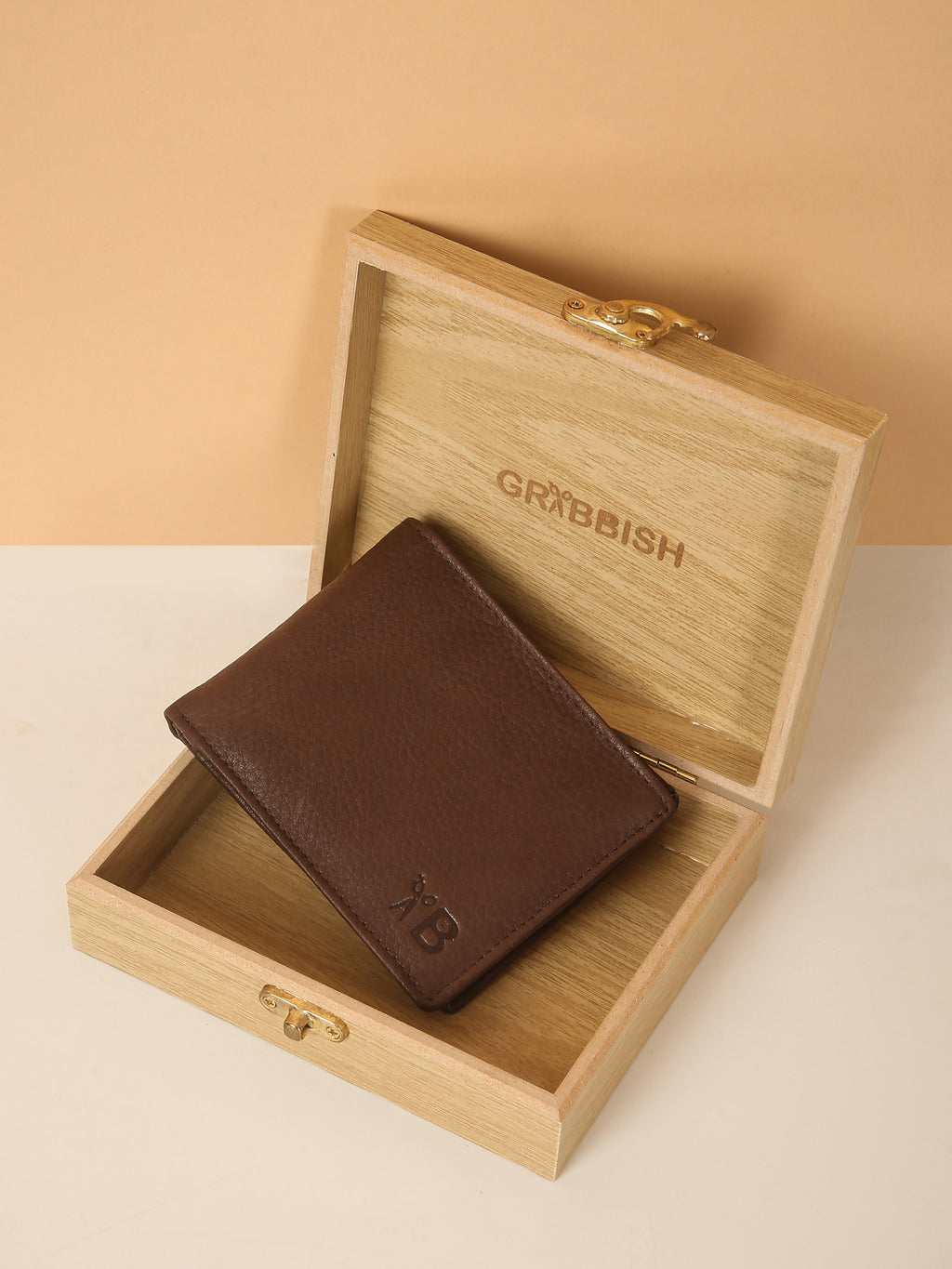Brown Bifold Leather Wallet for Men