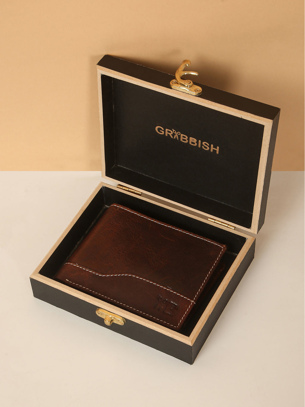 Brown Designer Bifold Leather Wallet for Men