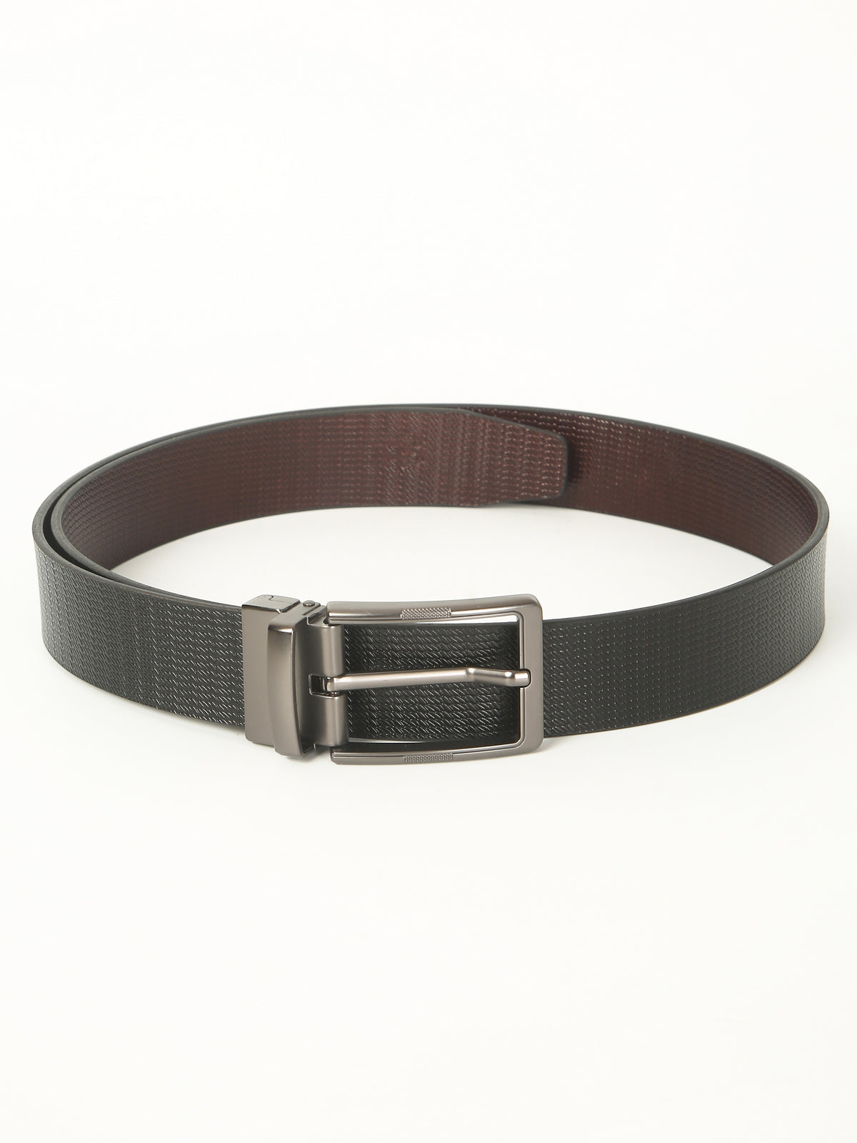 Luxor Reversible Leather Belt – Black & Brown