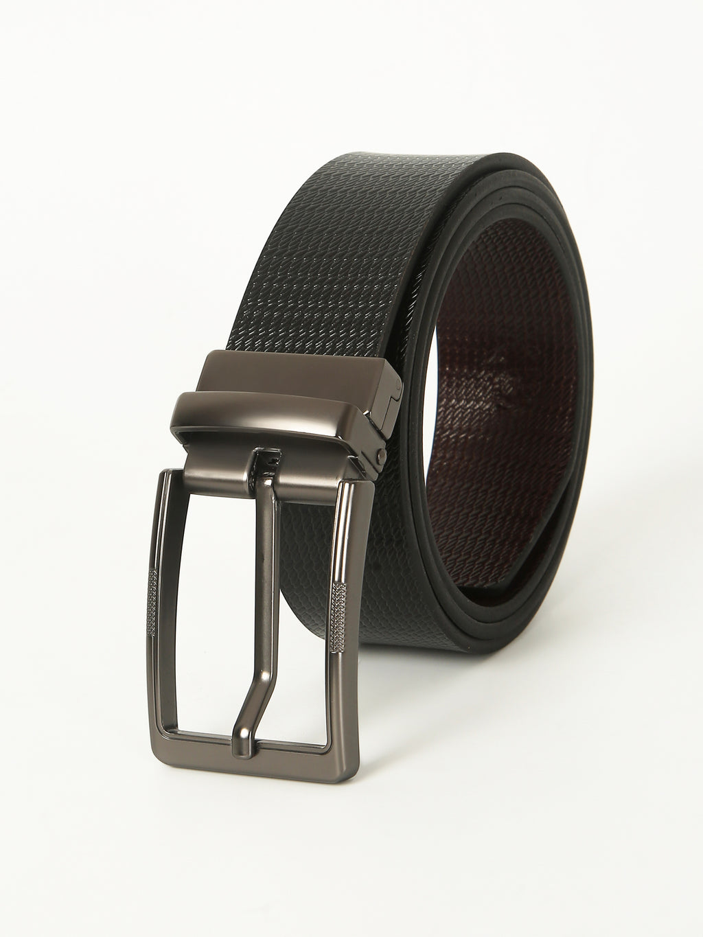 Luxor Reversible Leather Belt – Black & Brown