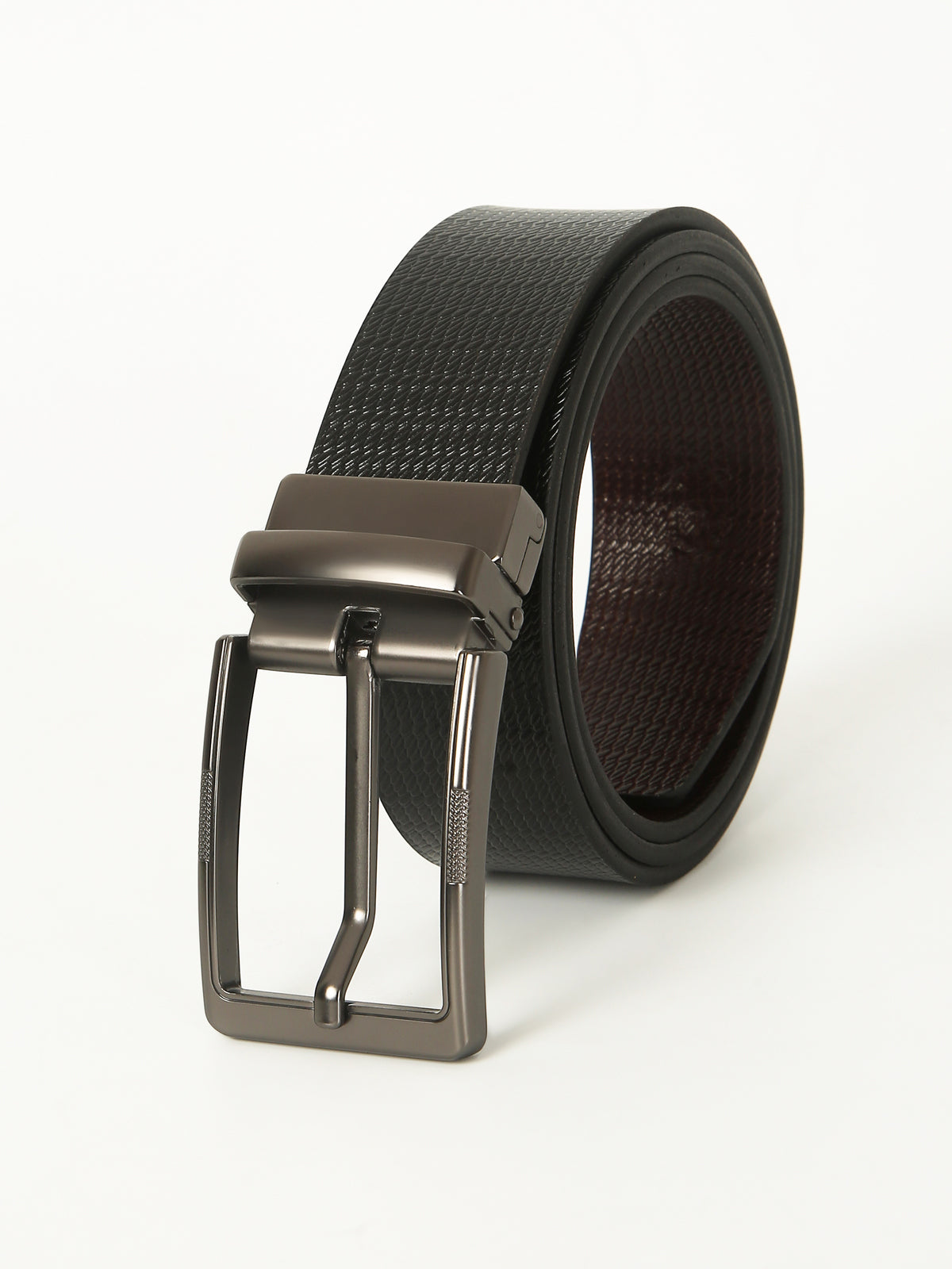 Luxor Reversible Leather Belt – Black & Brown