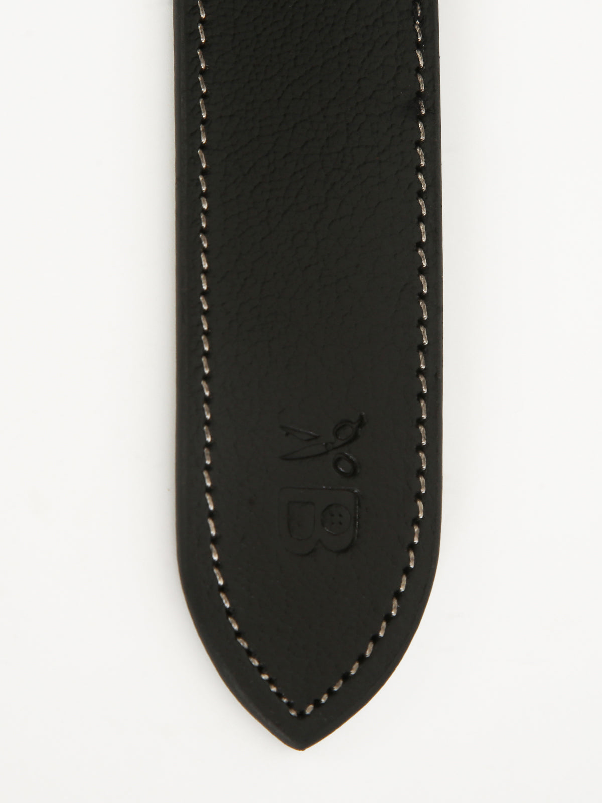 Casual Black Leather Belt – Genuine Leather Comfort with Everyday Style