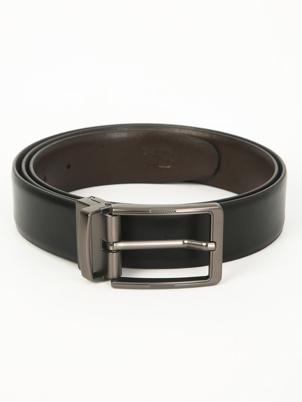 Classic Plain Reversible Leather Belt – Genuine Leather with Imported Buckle