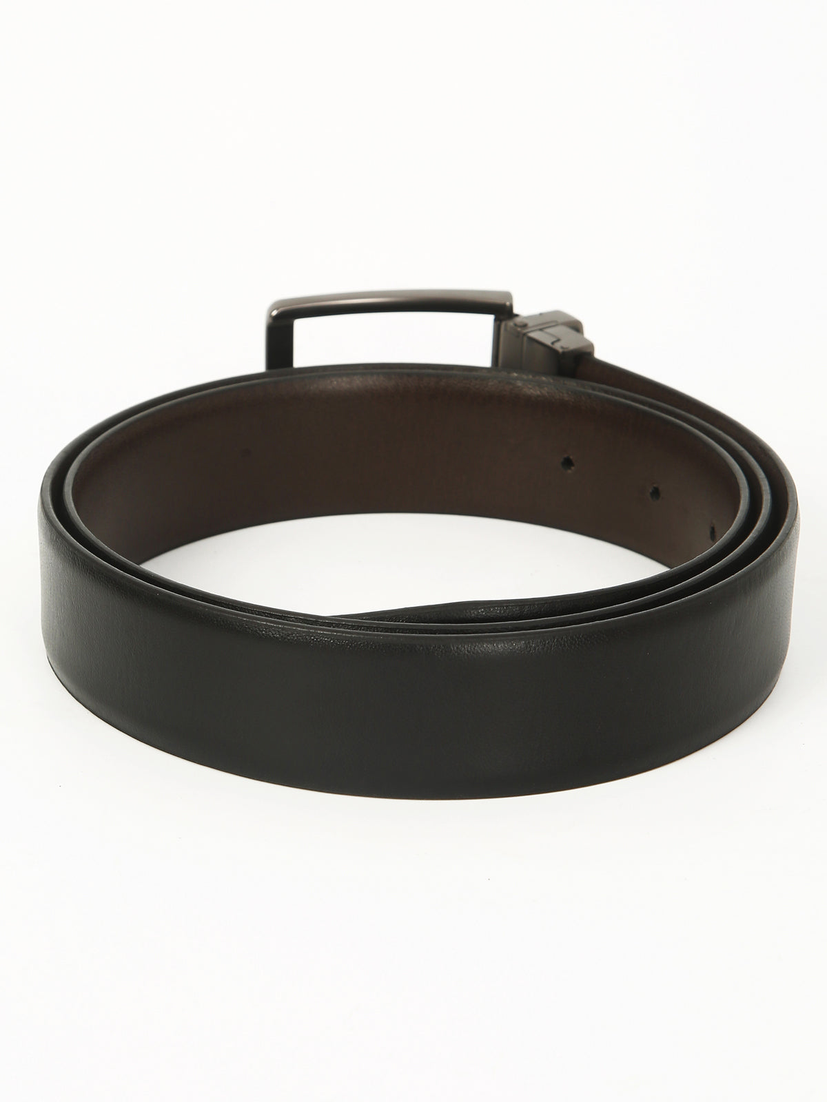 Classic Plain Reversible Leather Belt – Genuine Leather with Imported Buckle