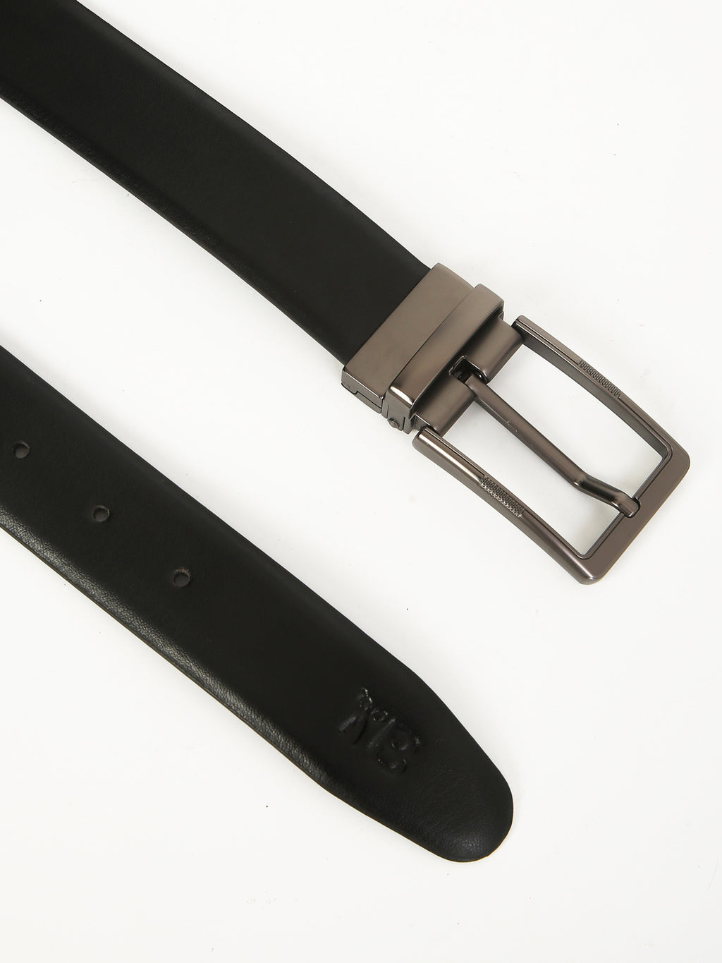 Classic Plain Reversible Leather Belt – Genuine Leather with Imported Buckle