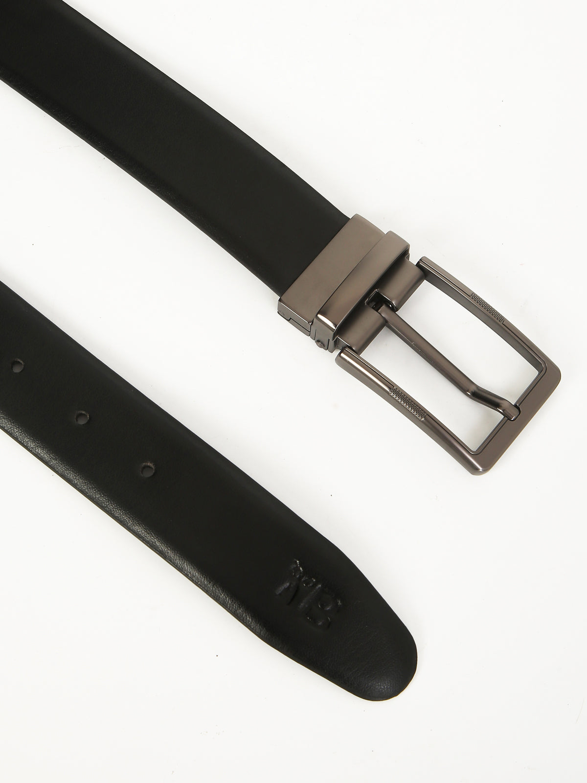 Classic Plain Reversible Leather Belt – Genuine Leather with Imported Buckle