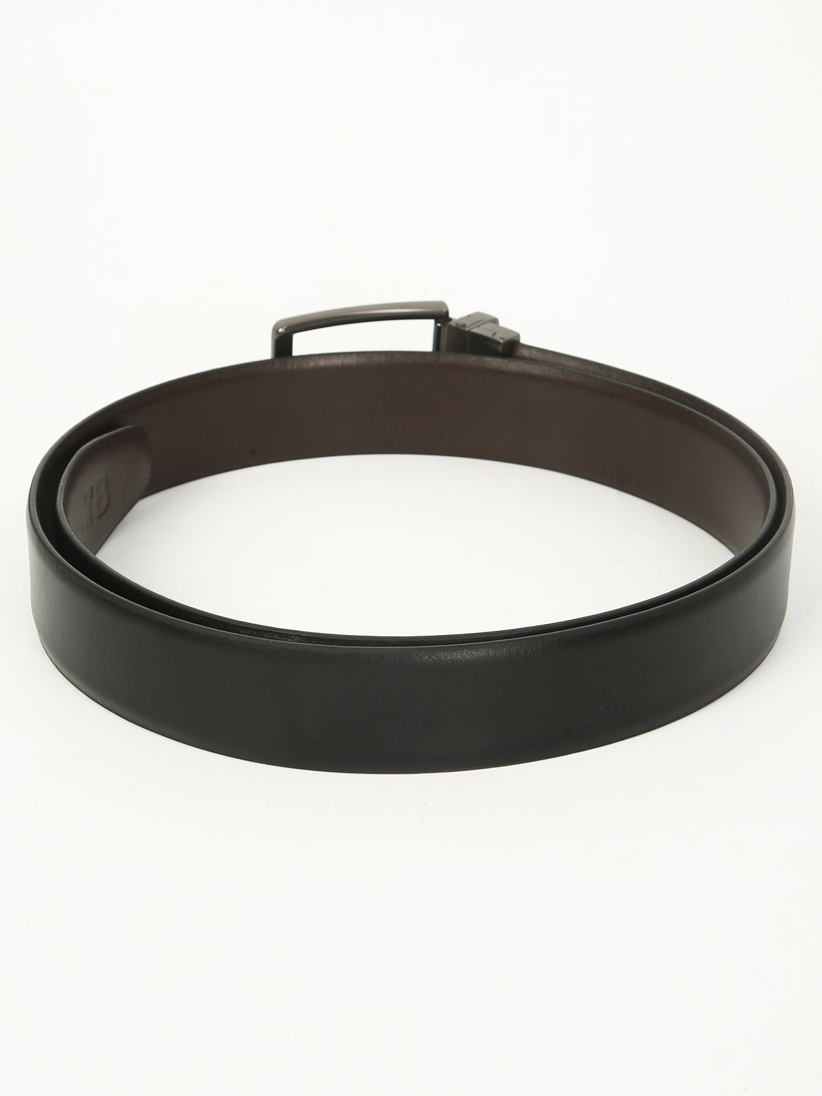 Classic Plain Reversible Leather Belt – Genuine Leather with Imported Buckle
