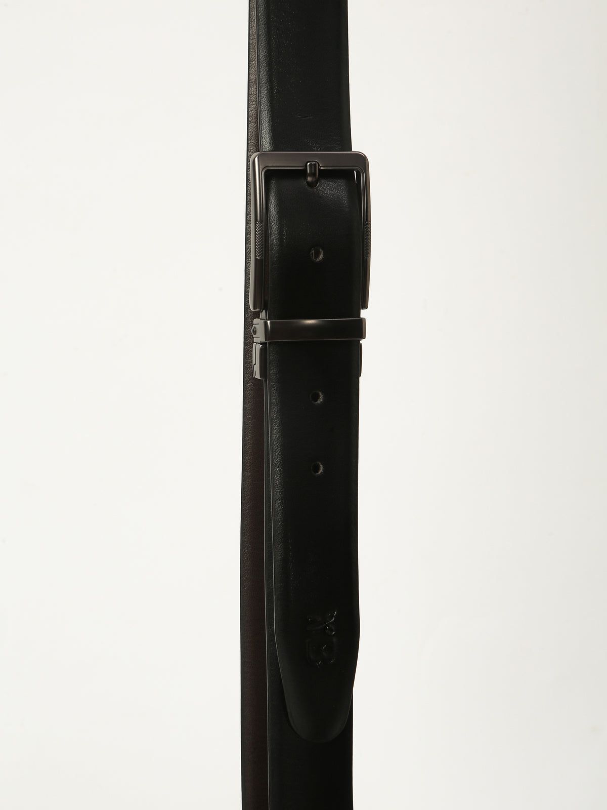 Classic Plain Reversible Leather Belt – Genuine Leather with Imported Buckle