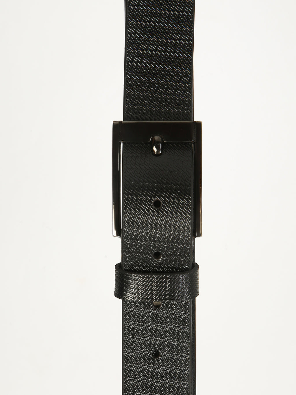 Luxor Black Formal Genuine Leather Belt with Imported Buckle