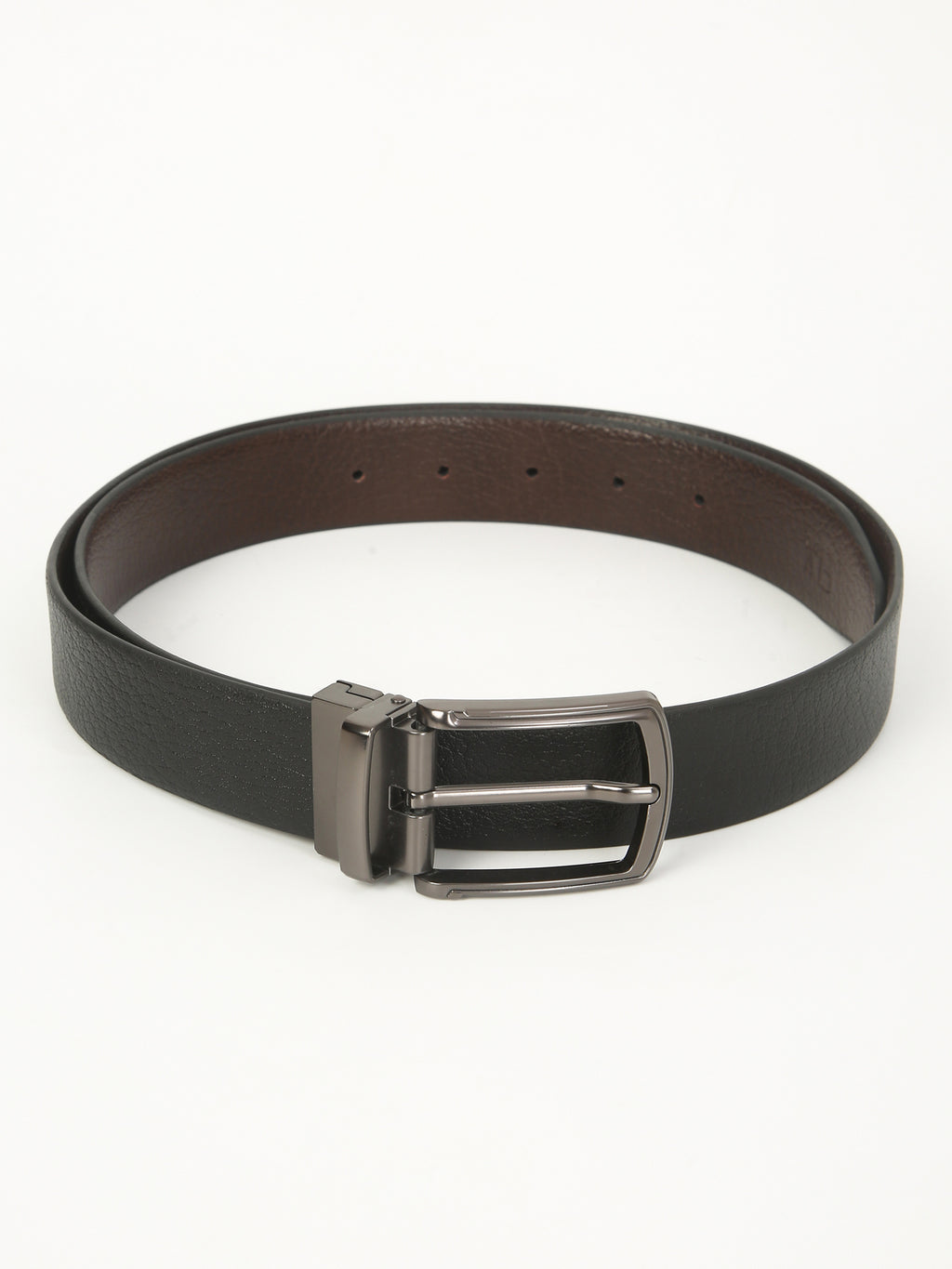 Shrunken Reversible Leather Belt – Genuine Leather Elegance with Imported Buckle