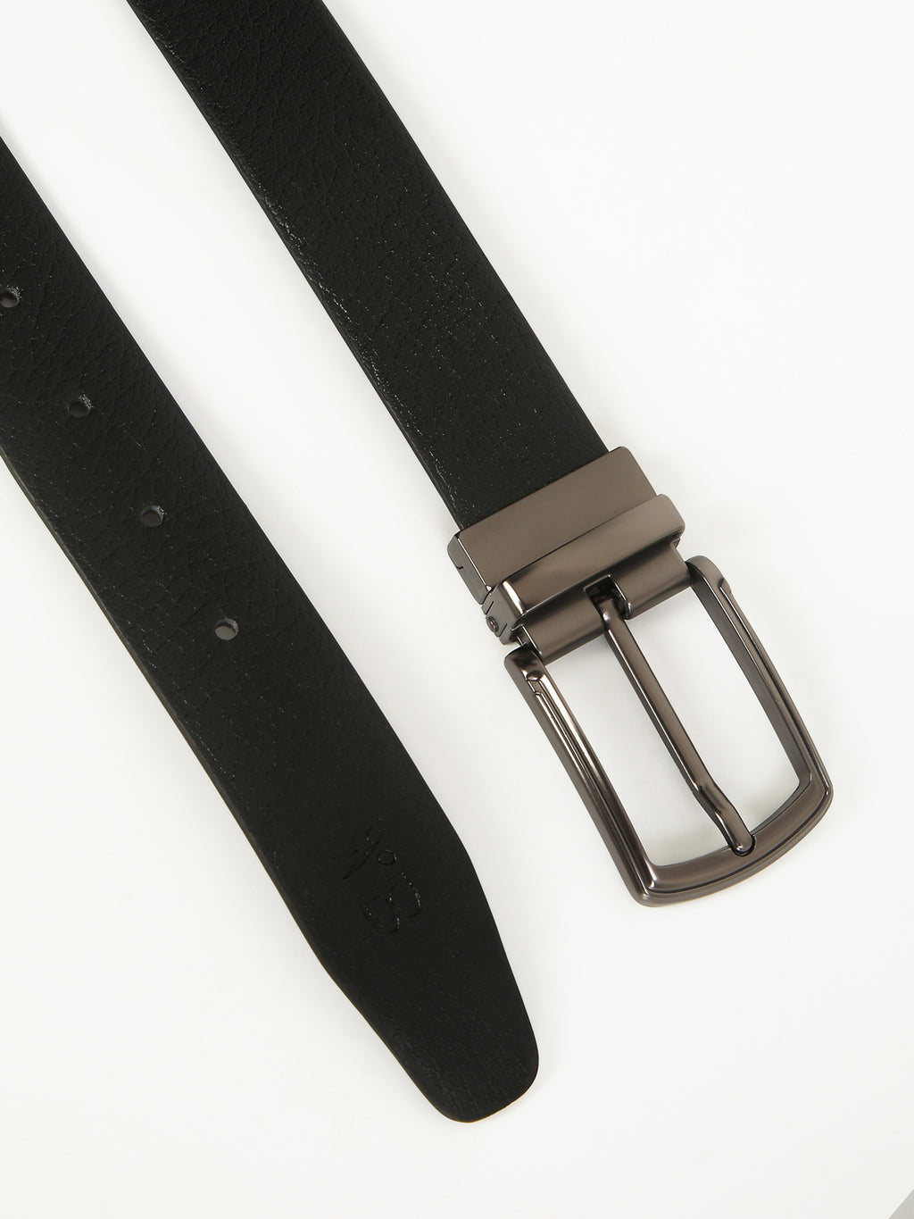 Shrunken Reversible Leather Belt – Genuine Leather Elegance with Imported Buckle