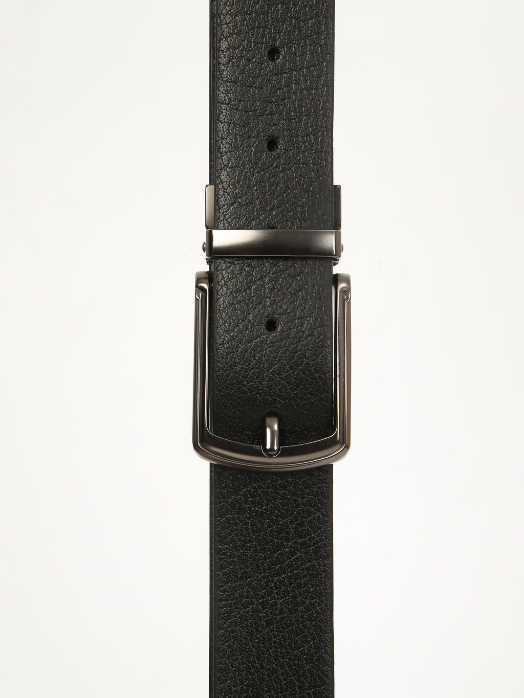 Shrunken Reversible Leather Belt – Genuine Leather Elegance with Imported Buckle