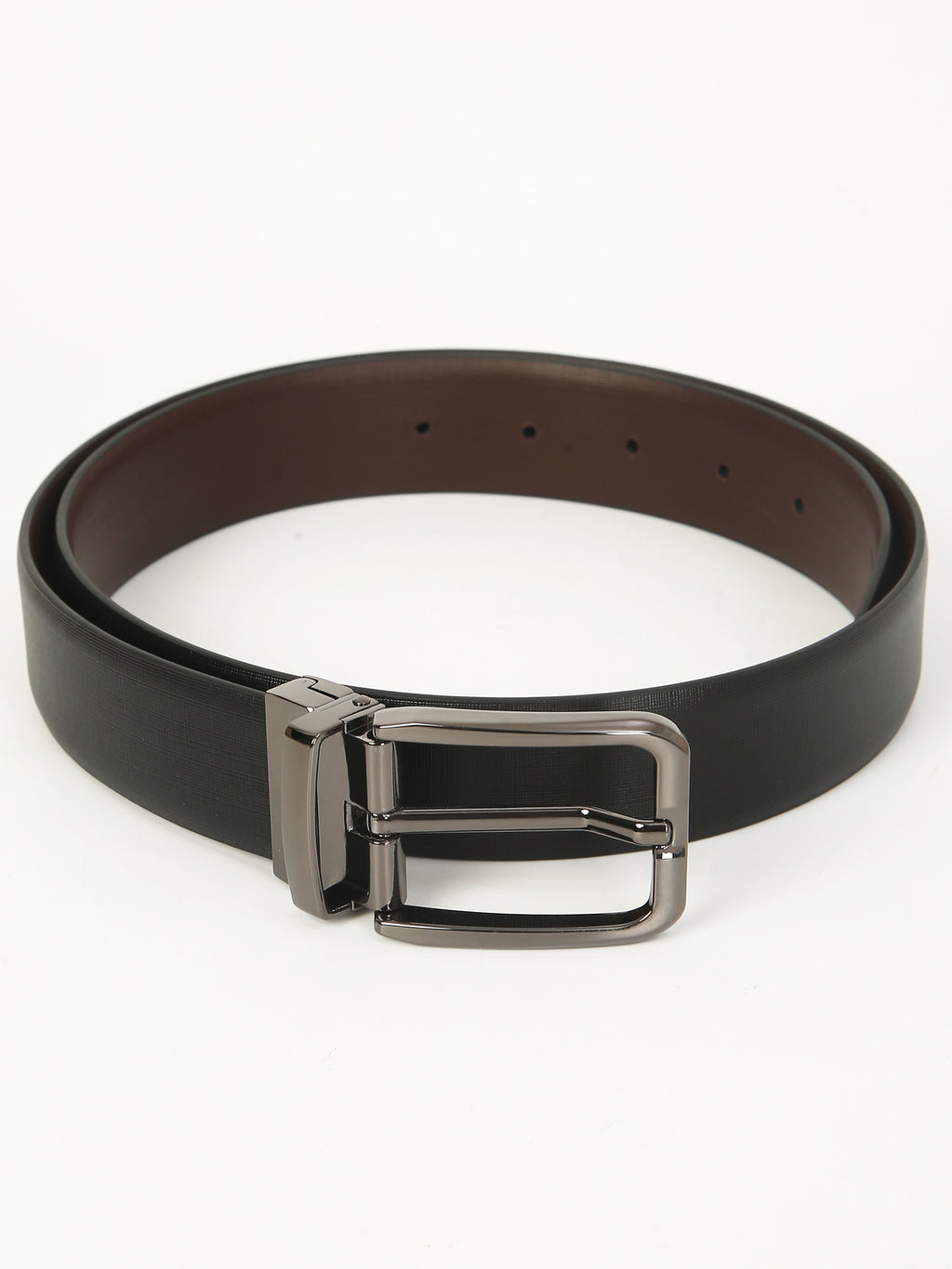 Crossliner Reversible Leather Belt – Genuine Leather, Imported Buckle Elegance