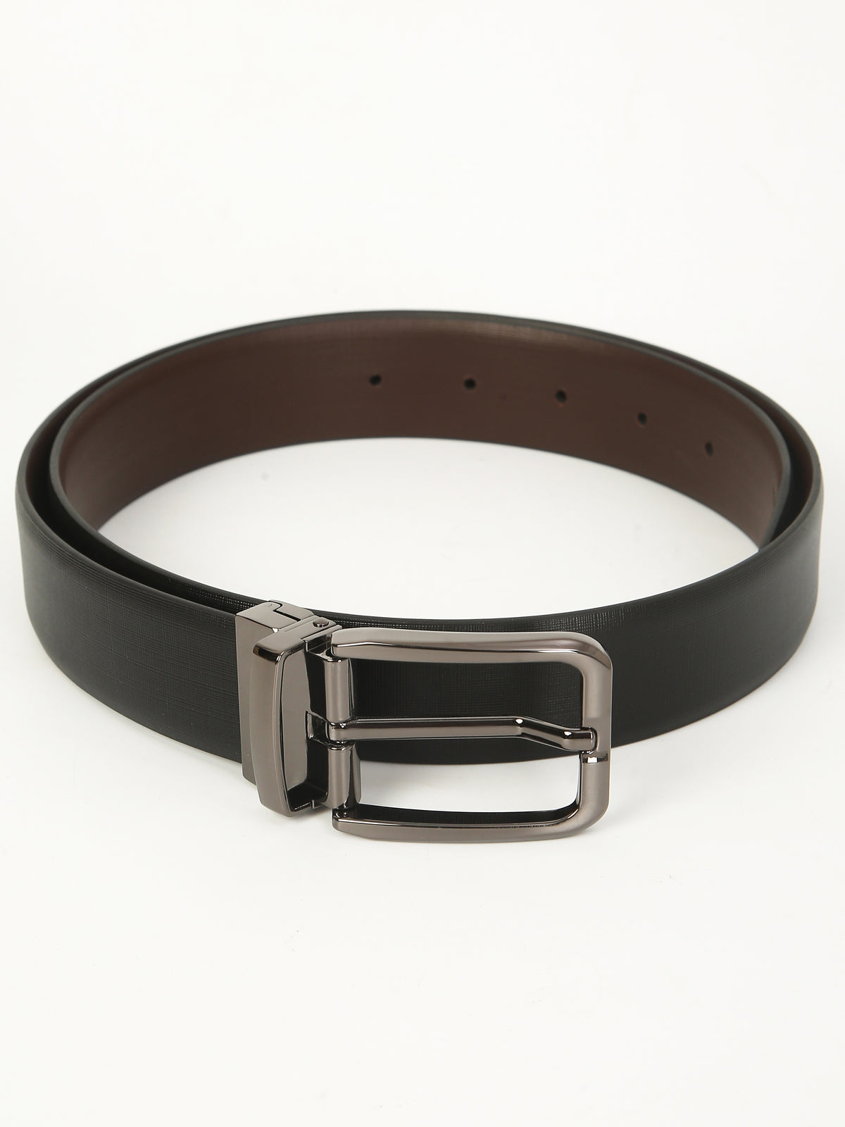 Crossliner Reversible Leather Belt – Genuine Leather, Imported Buckle Elegance