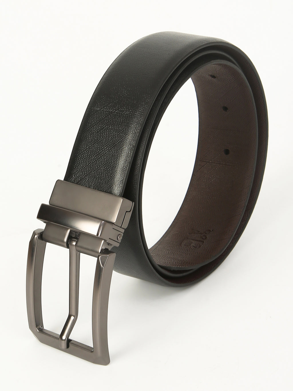 Ninja Print Reversible Leather Belt – Genuine Leather Precision with Imported Buckle