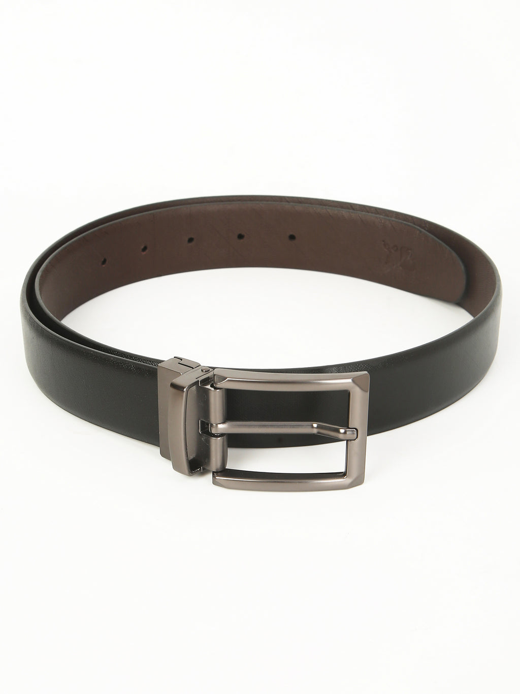 Ninja Print Reversible Leather Belt – Genuine Leather Precision with Imported Buckle