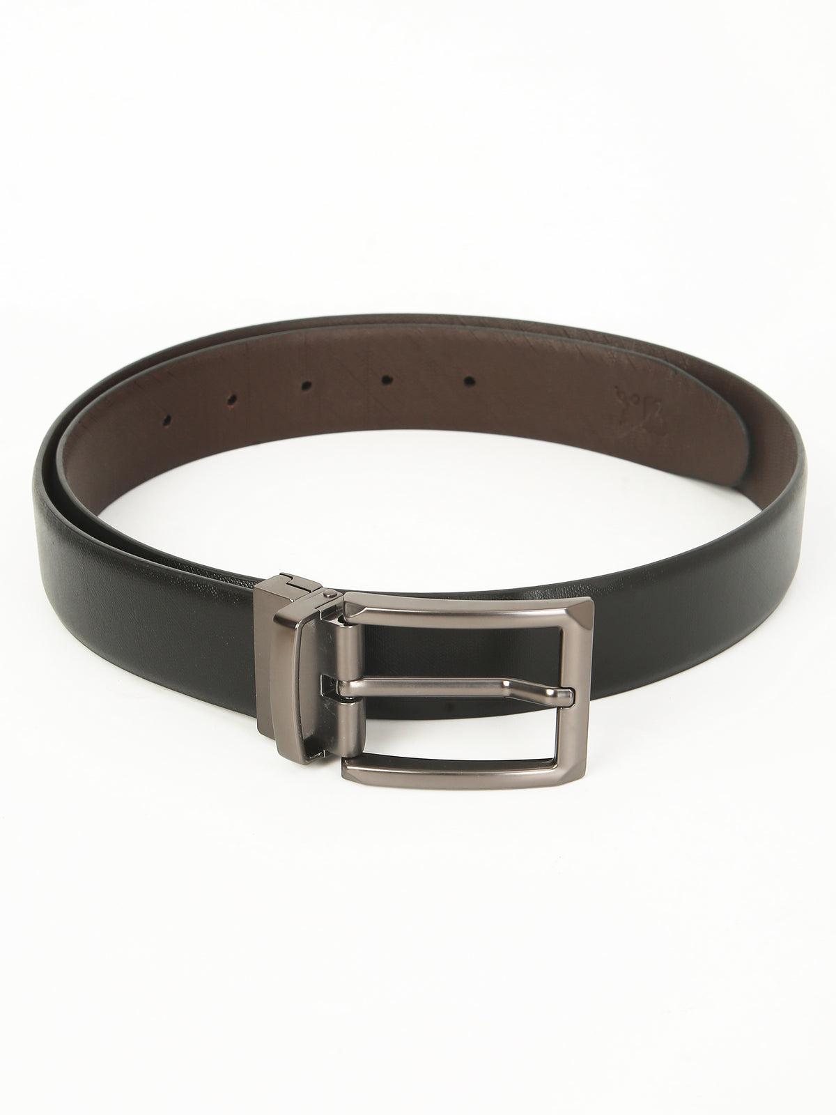 Ninja Print Reversible Leather Belt – Genuine Leather Precision with Imported Buckle