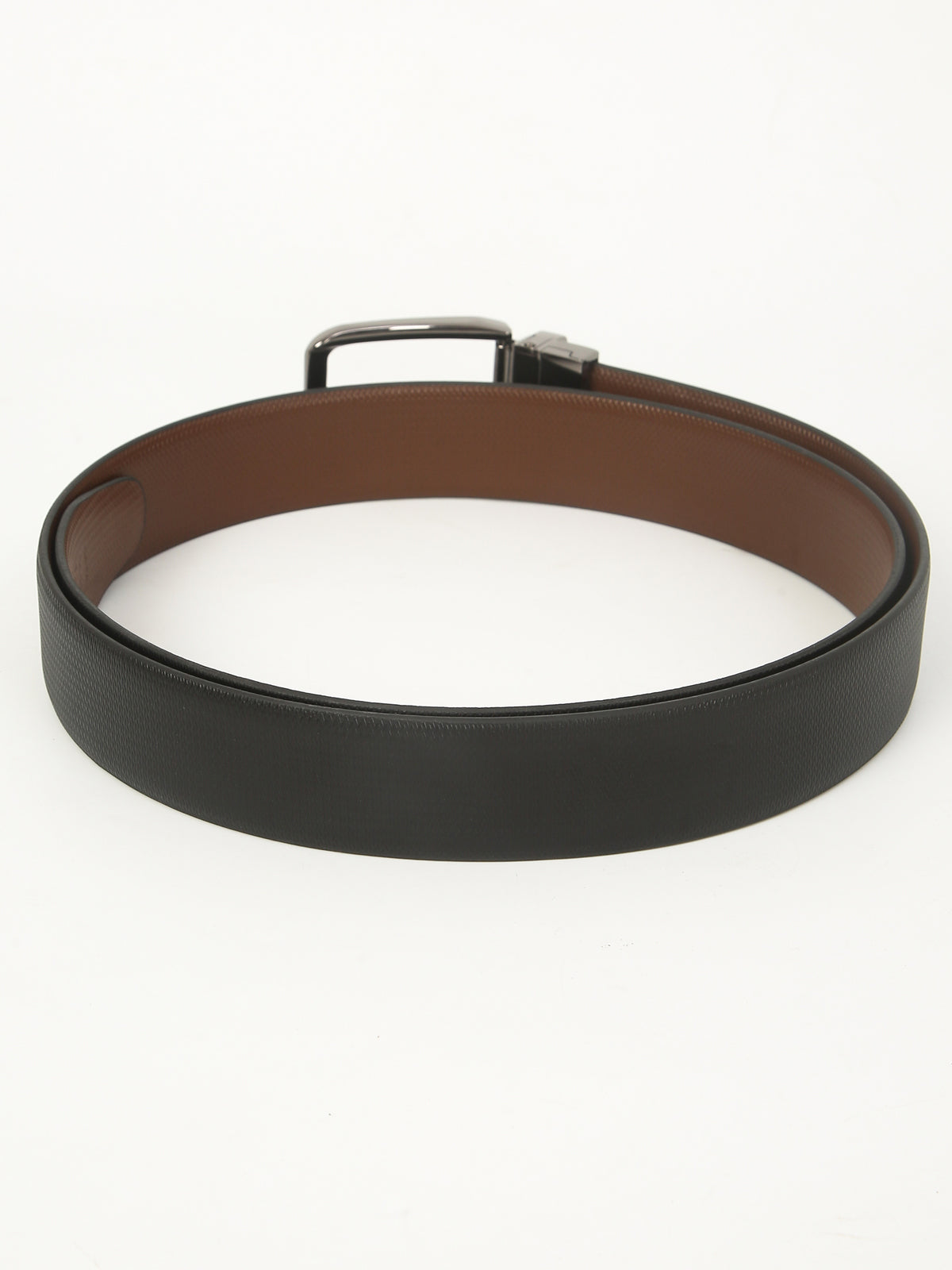 Honey Print Reversible Leather Belt – Genuine Leather with Imported Buckle