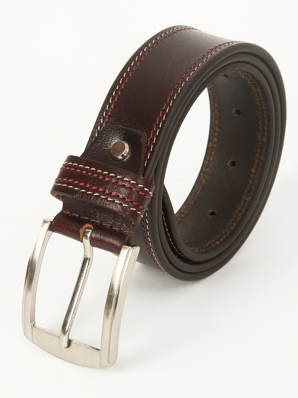 Casual Brown Leather Belt – Genuine Leather Craft for Everyday Wear