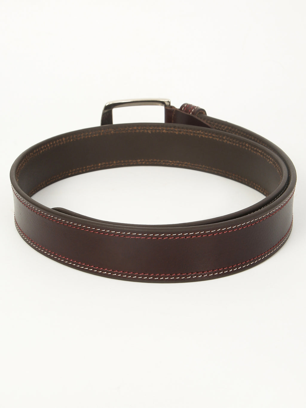 Casual Brown Leather Belt – Genuine Leather Craft for Everyday Wear