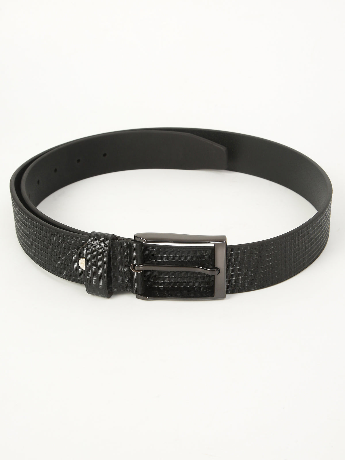 Apex Black Formal Genuine Leather Belt with Imported Buckle