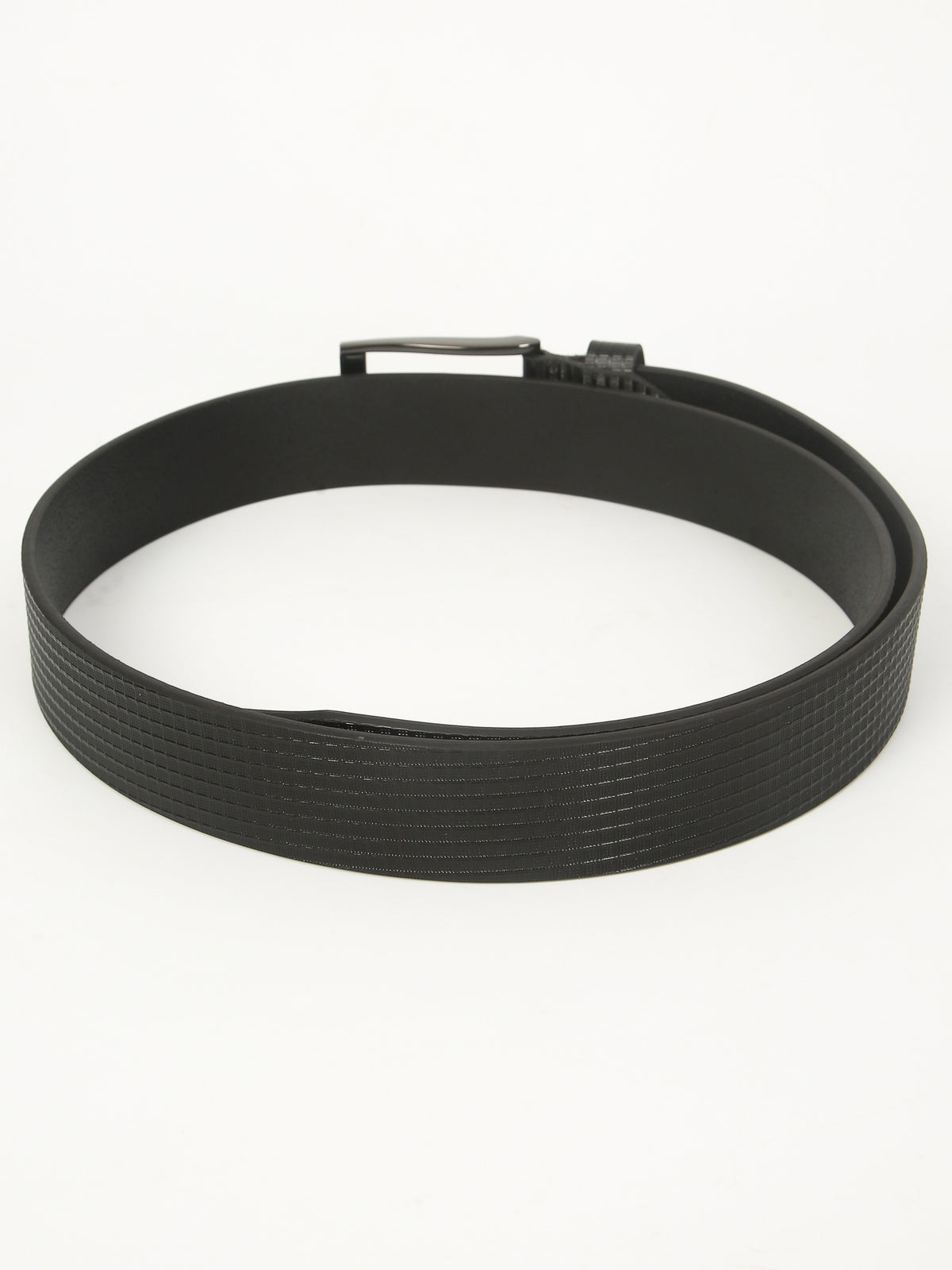 Apex Black Formal Genuine Leather Belt with Imported Buckle