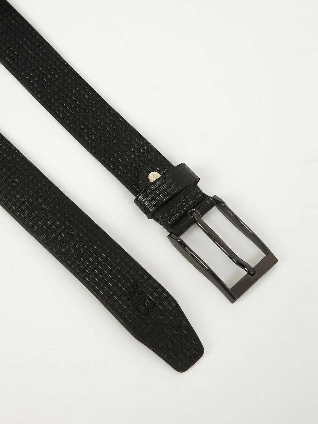 Apex Black Formal Genuine Leather Belt with Imported Buckle