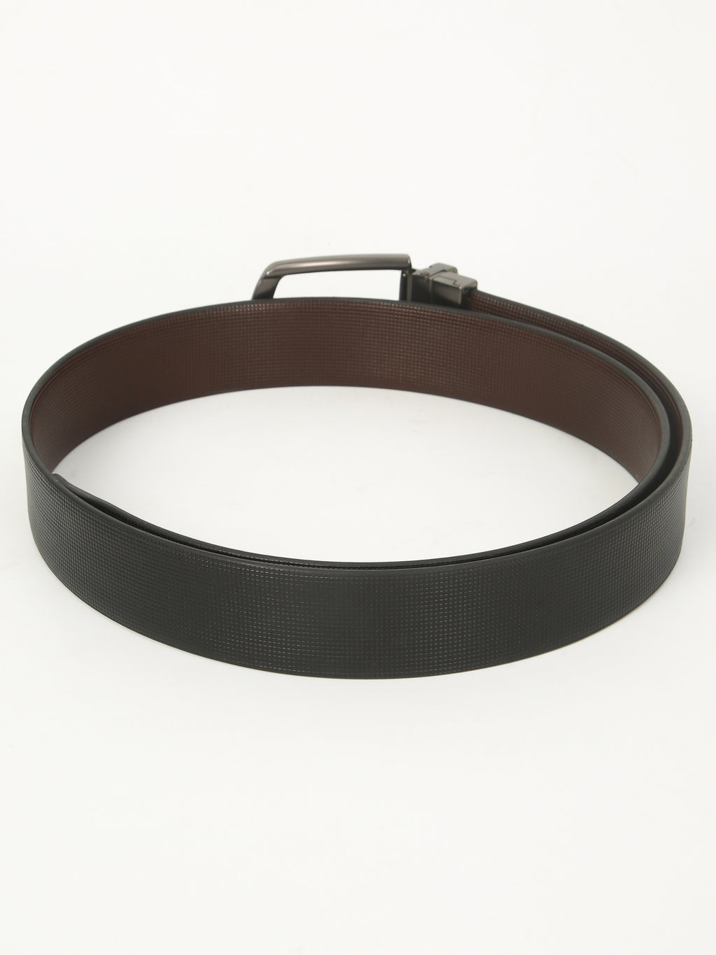 S. Matte Luxe Reversible Leather Belt – Dual-Tone Finish with Imported Buckle