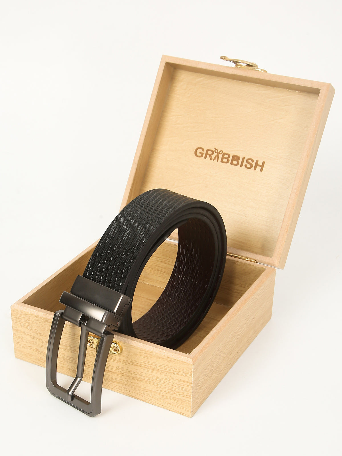 Max Reversible Leather Belt – Black & Brown