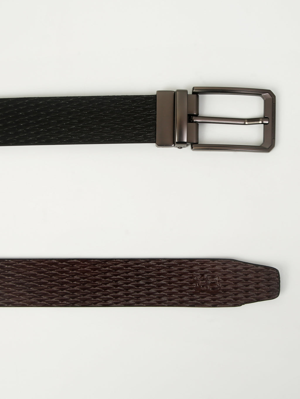 Max Reversible Leather Belt – Black & Brown