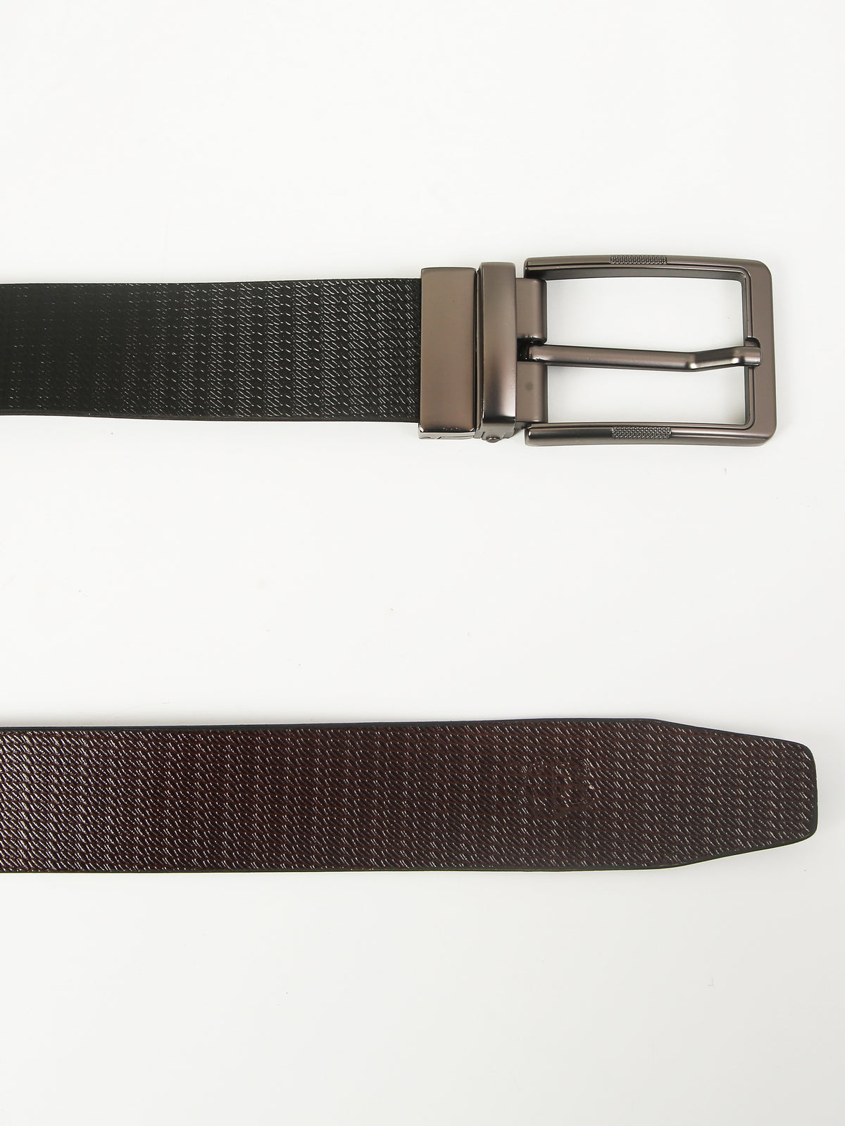 Luxor Reversible Leather Belt – Black & Brown