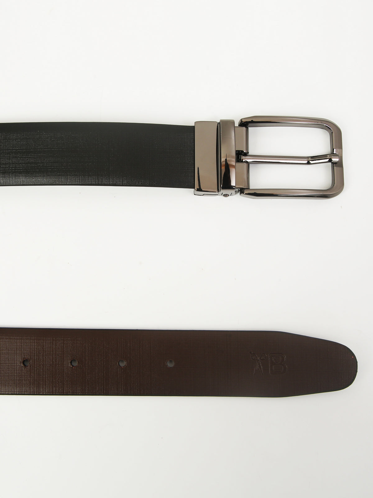 Crossliner Reversible Leather Belt – Genuine Leather, Imported Buckle Elegance