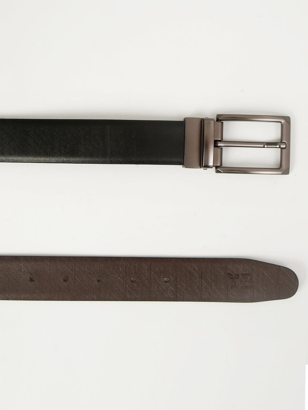 Ninja Print Reversible Leather Belt – Genuine Leather Precision with Imported Buckle