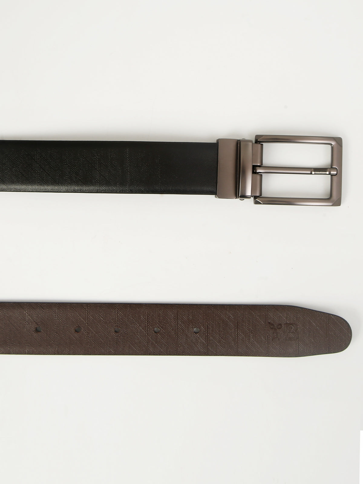 Ninja Print Reversible Leather Belt – Genuine Leather Precision with Imported Buckle