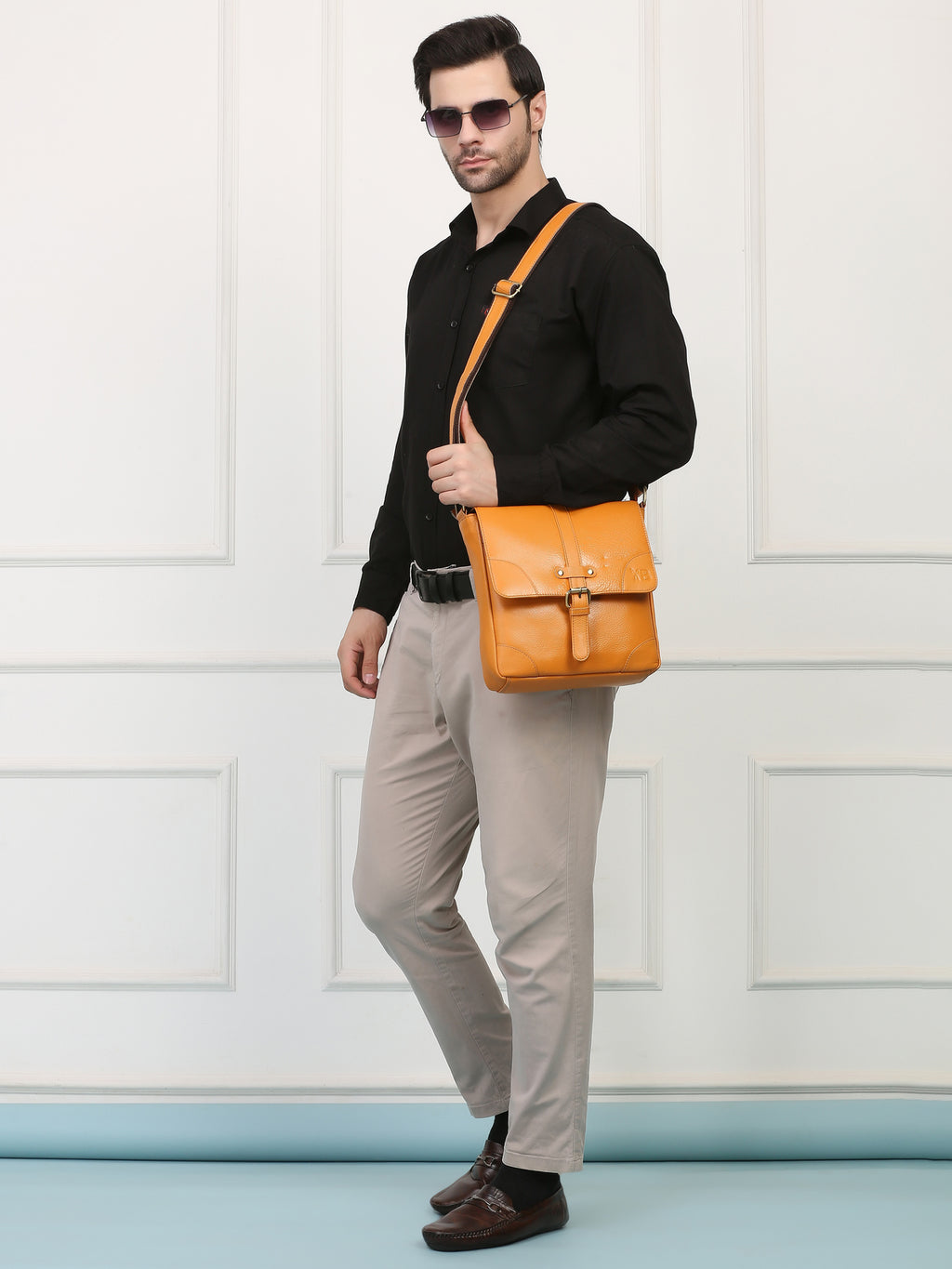 Yellow Leather Sling Bag: Trendy Design, Practical Convenience, and Ultimate Style