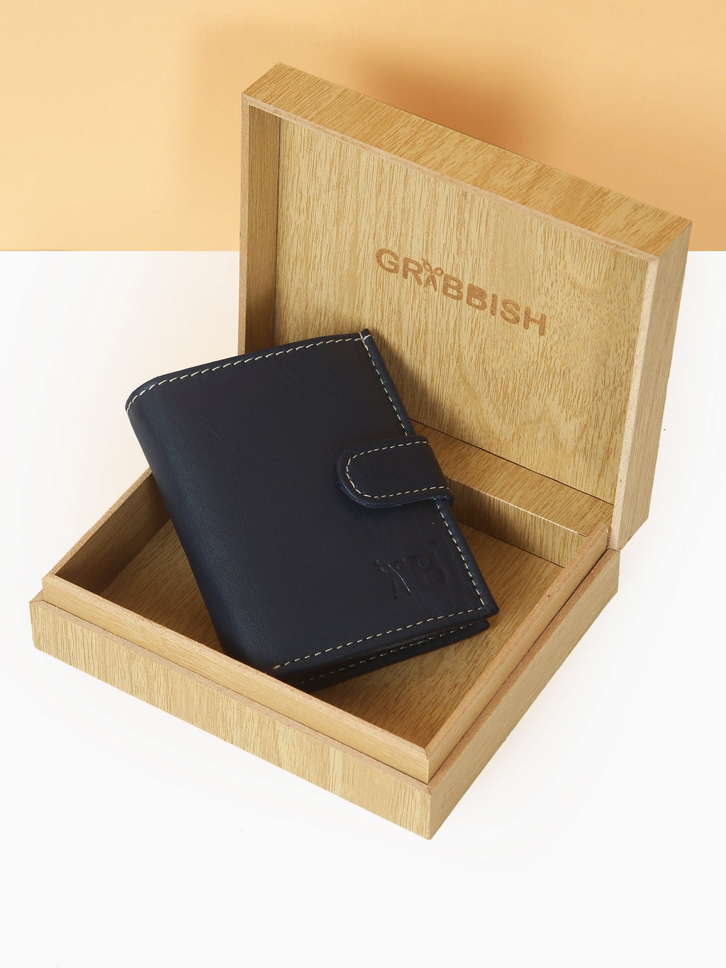 Blue POP-UP Card Wallet with RFID Protection